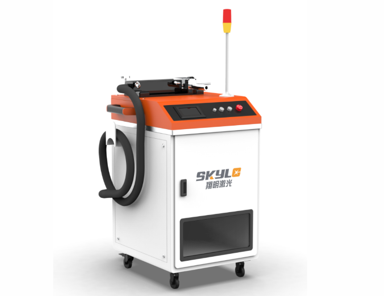 Automated 500W pulse laser cleaning machine
